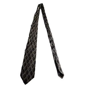 Robert Talbott Best Class Extra Long Silk Neck Tie Gold Diamond‎ Geometric